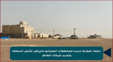 اعتماد ضوابط جديدة للمخططات العمرانية بالرياض تشمل السفلتة وتمديد شبكات الهاتف